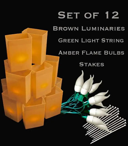 Holiday Luminaria Rental - Free Delivery & Setup